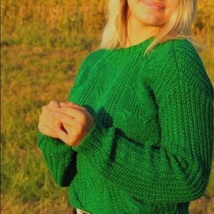 Green sweater
